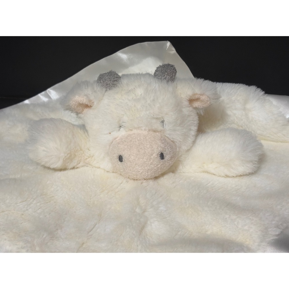 Cloud Island Cow Lovey Sensory Baby Security Blanket Plush Satin Trim Target